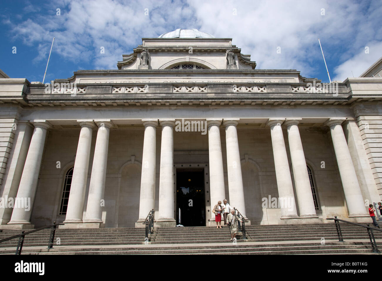 National Museum Cardiff Wales Stock Photo