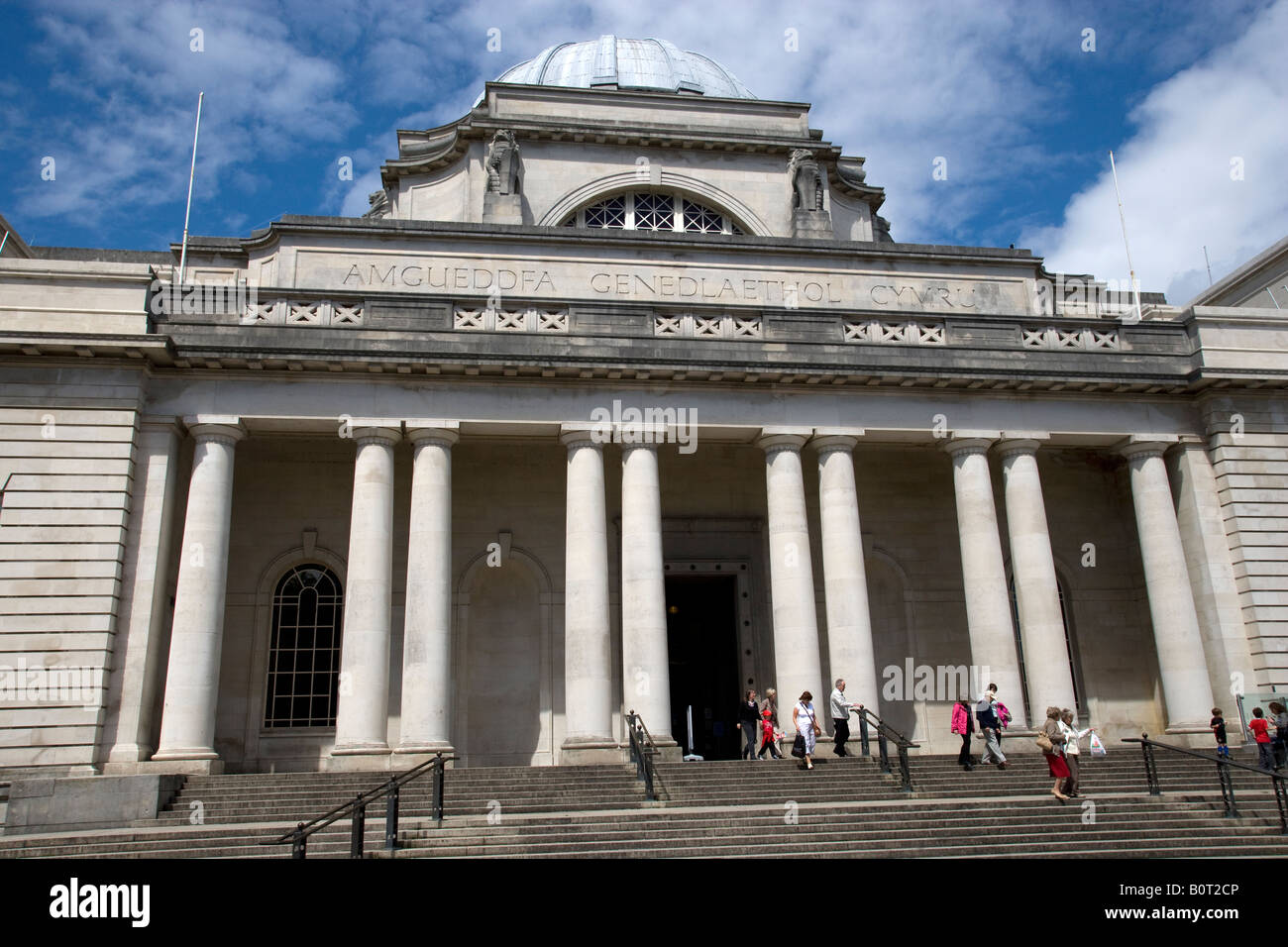 National Museum Cardiff South Wales Stock Photo