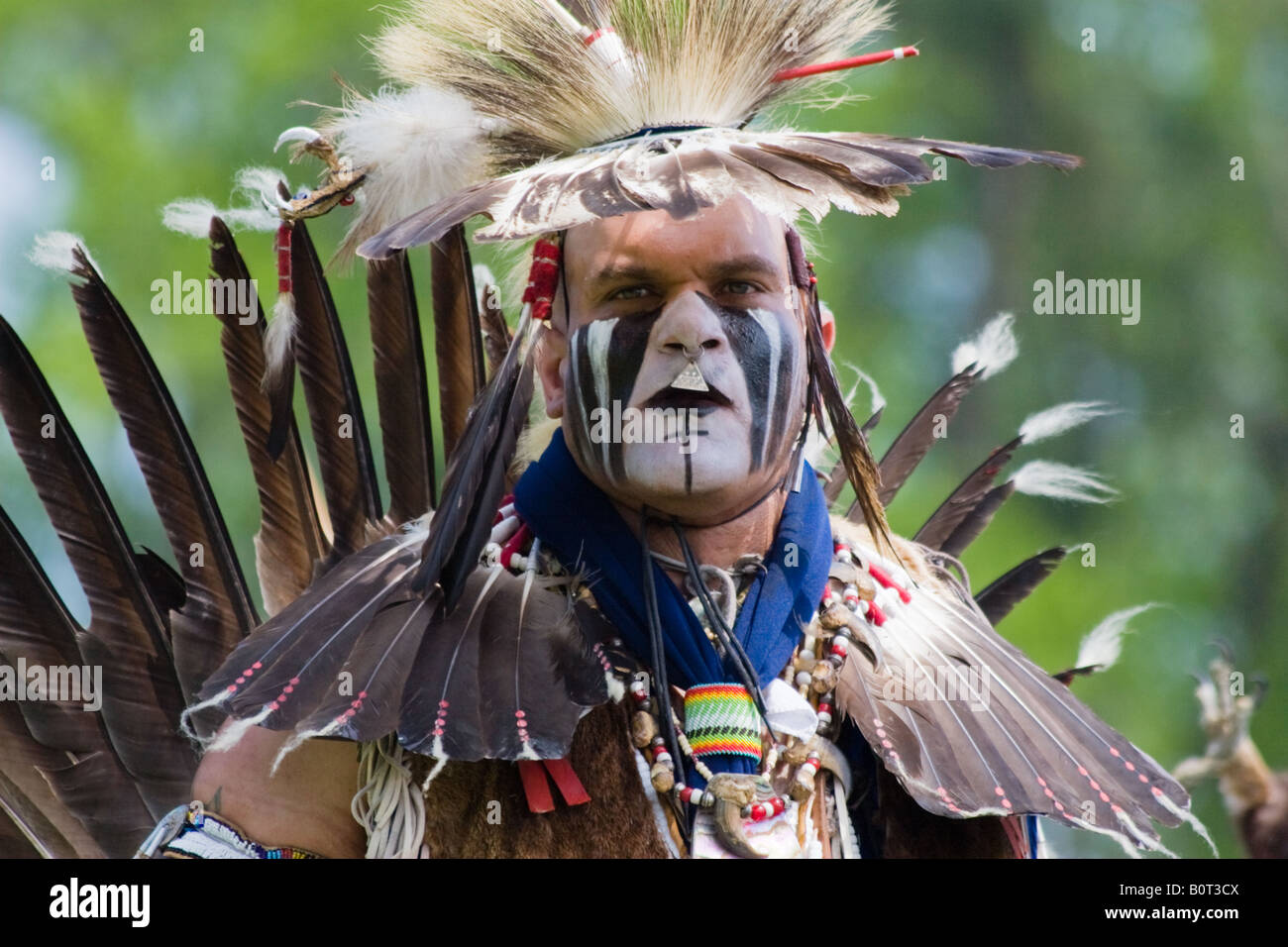 traditional native american war face paint