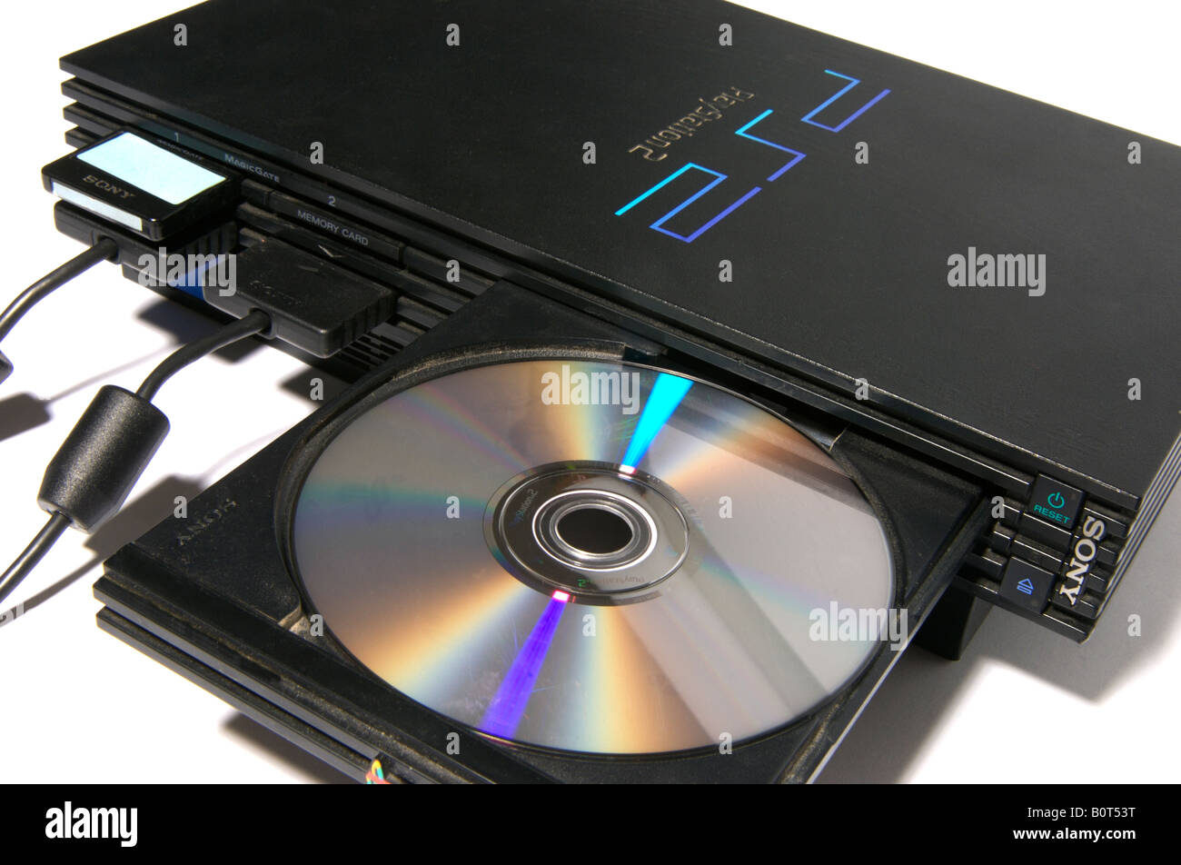 Sony Playstation 2, PS2 console Stock Photo