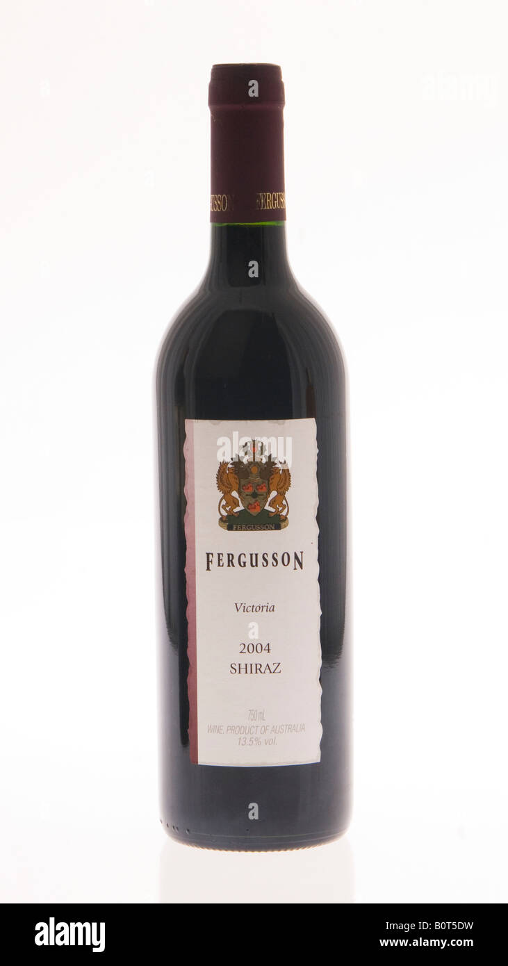 Fergusson shiraz Victorian wine Australia Stock Photo Alamy