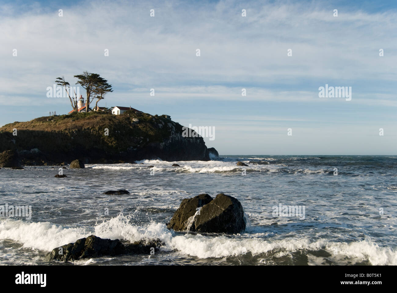Battery Point Lighthouse Stock Photo Alamy