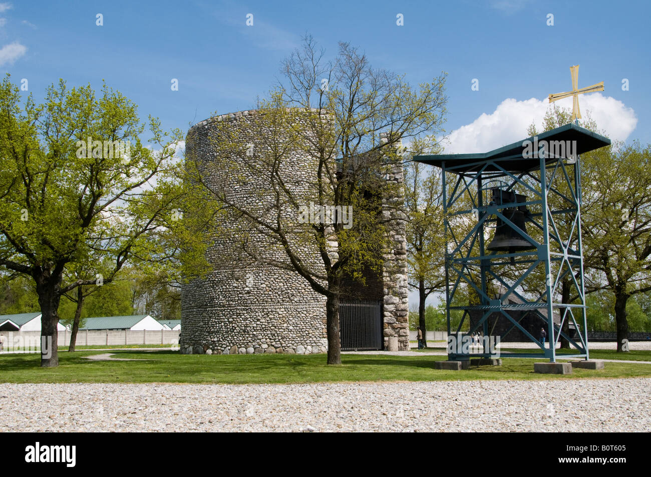 Catholic Mortal Agony of Christ chapel in Dachau concentration camp, Bavaria, Germany Stock Photo