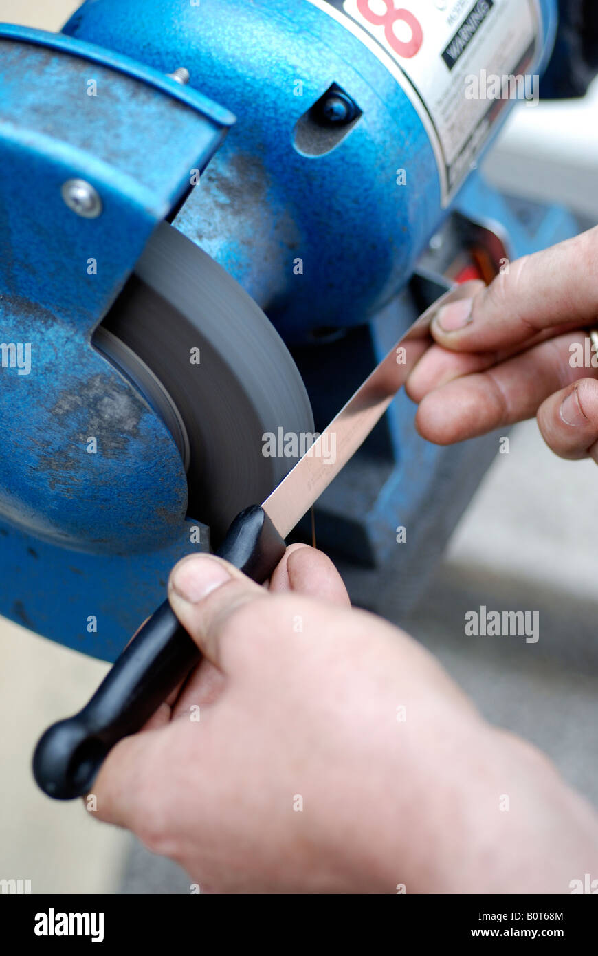Pedal Driven Knife Sharpening Wheel Stock Photo - Image of instrument,  iron: 183092458