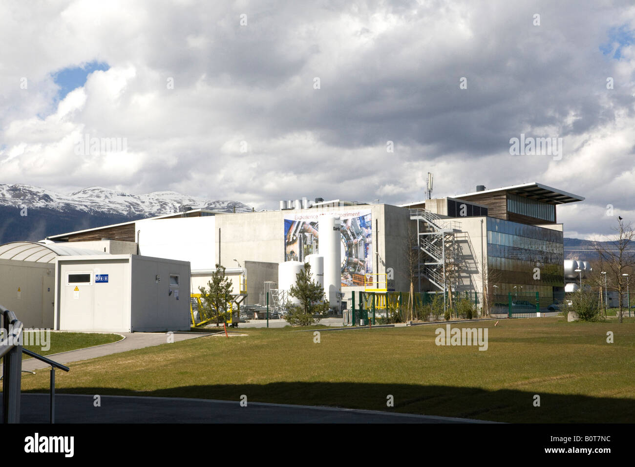 ATLAS  particle physics experiment at the Large Hadron Collider at CERN. Stock Photo