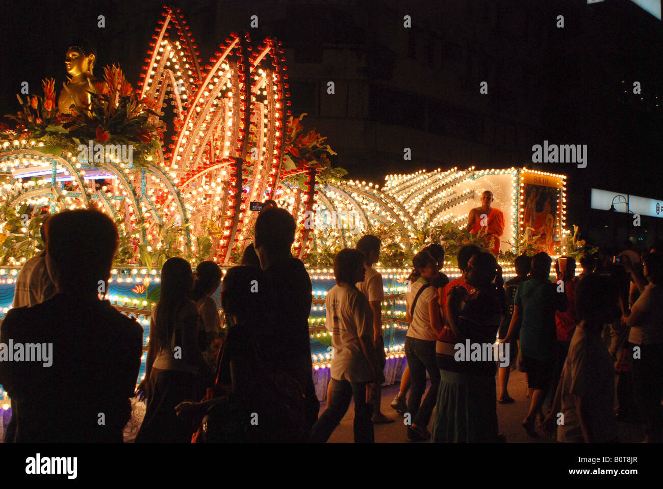 Wesak procession,decorated float Stock Photo Alamy