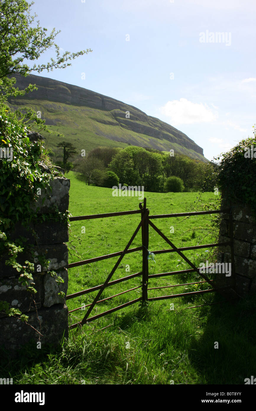 Knocknaree mountain near Strandhill in County Sligo, Ireland Stock Photo