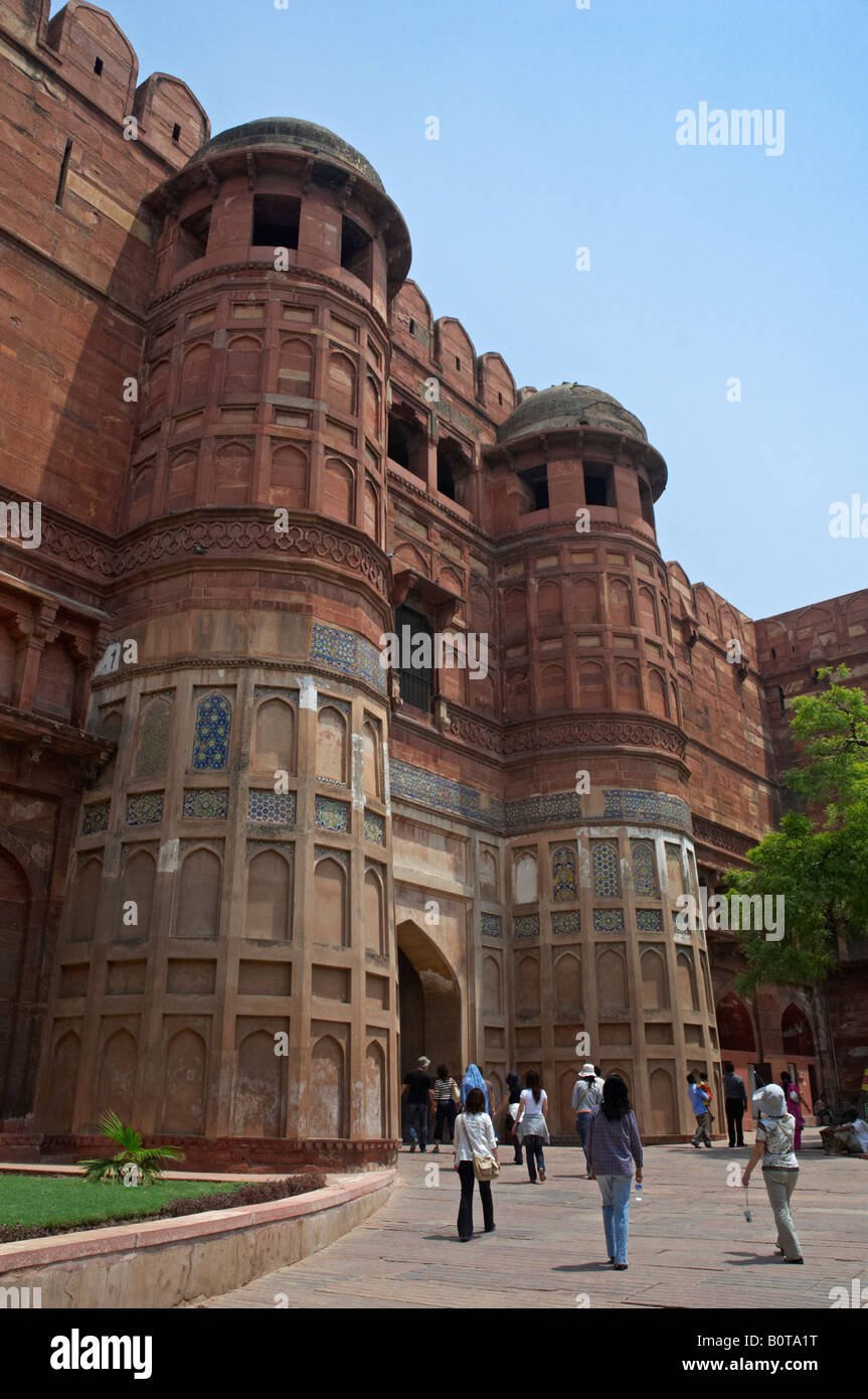 The Lahore Gate at The Red Fort in old Delhi, India Stock Photo Alamy