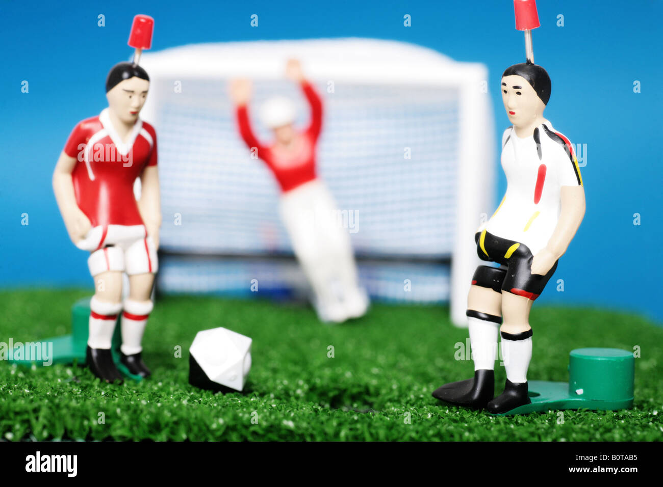 Tipp Kick table soccer game Stock Photo Alamy