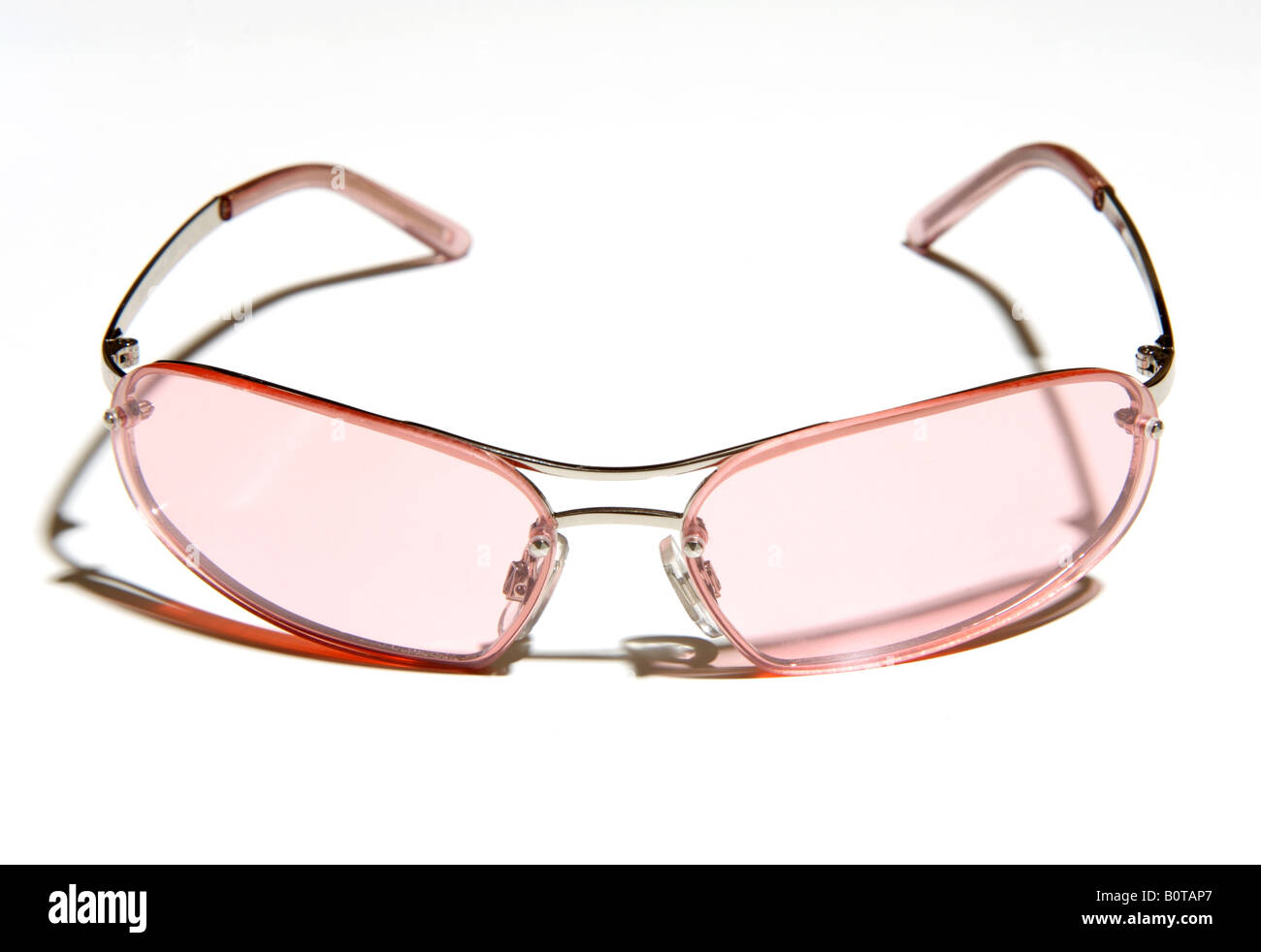 pink tinted sunglasses Stock Photo Alamy