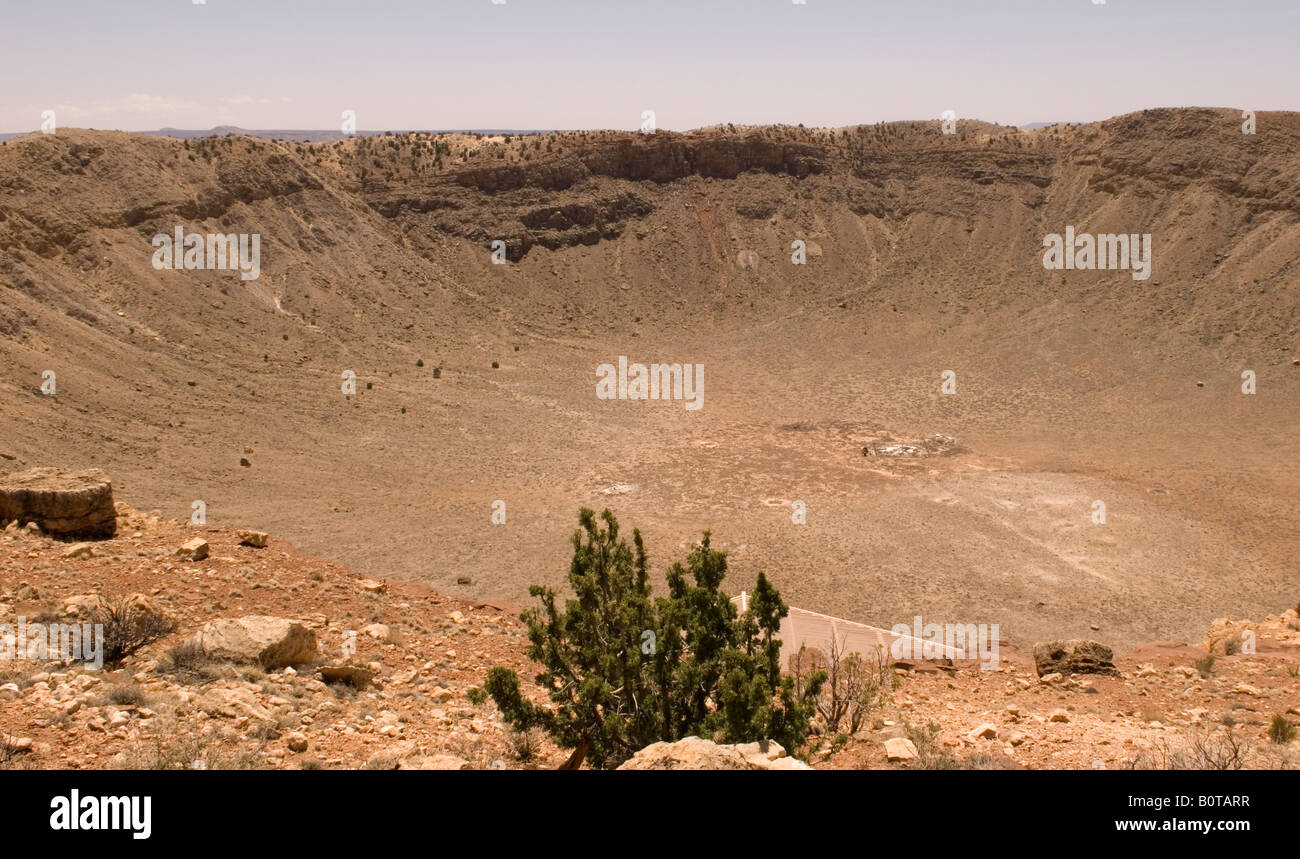 Meteor Crater Arizona USA Stock Photo