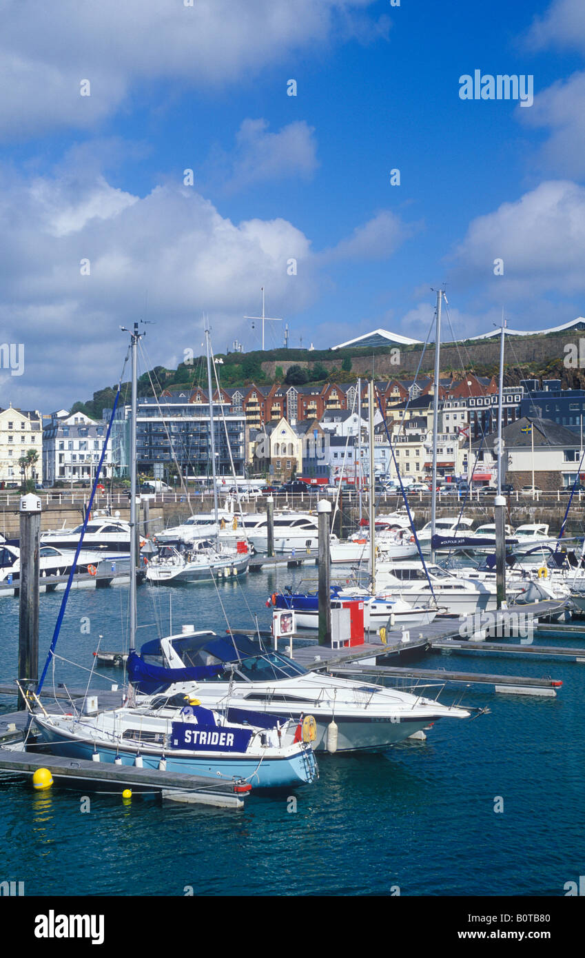 Albert Harbour, St. Helier, Jersey Island Stock Photo