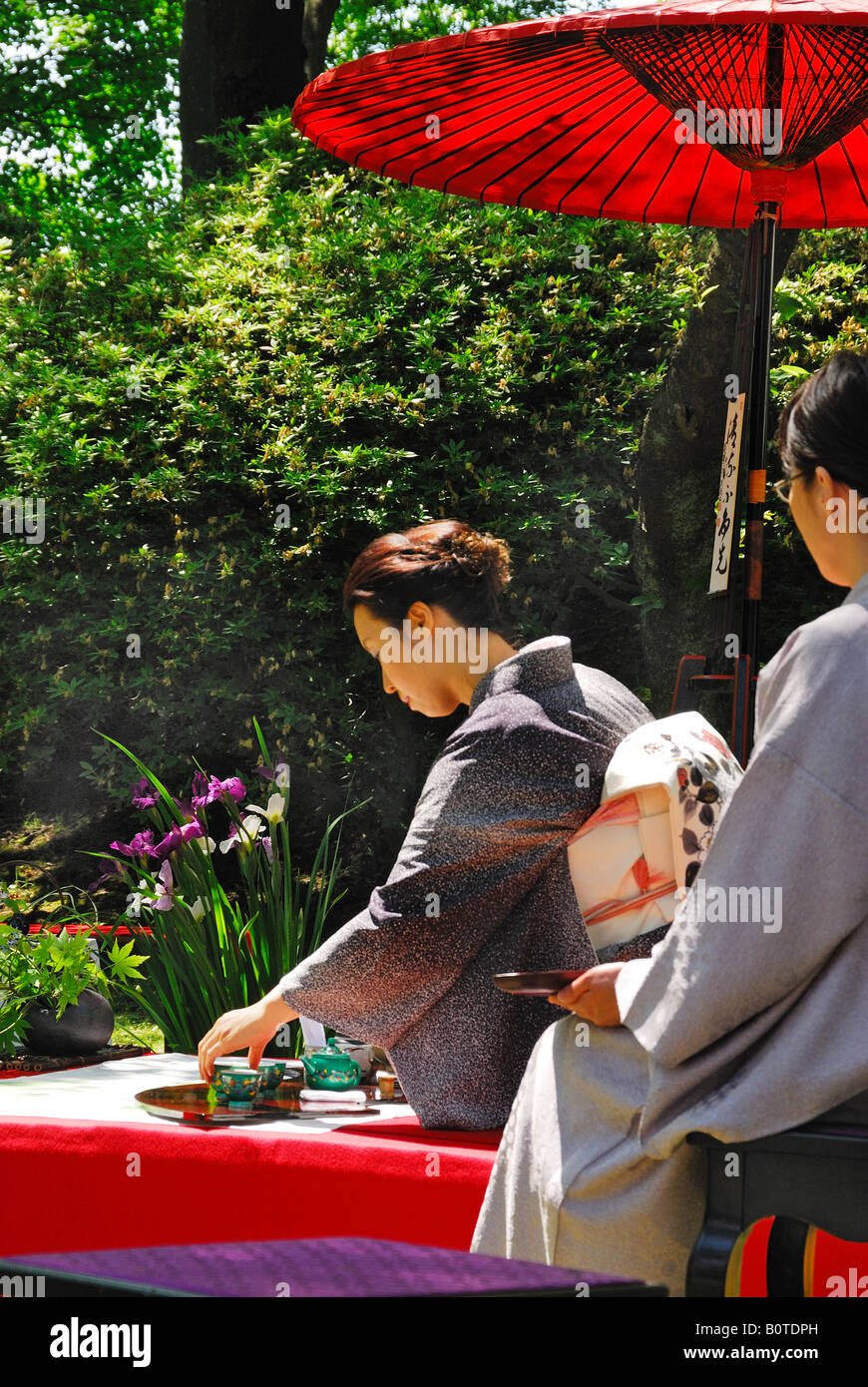 Tea ceremony in Japan Stock Photo Alamy