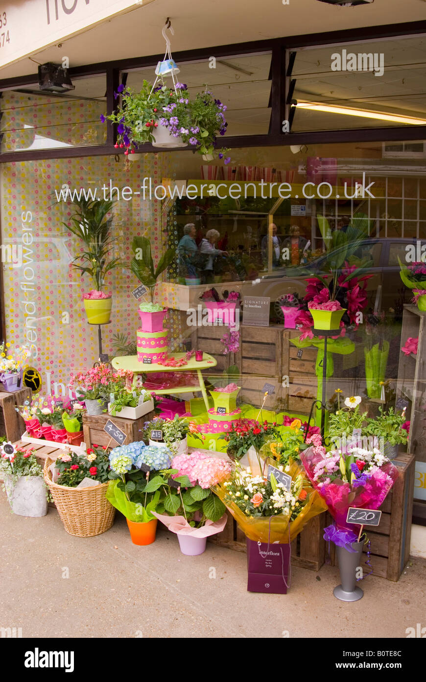 Florists At Sheringham ,Norfolk,Uk Stock Photo Alamy