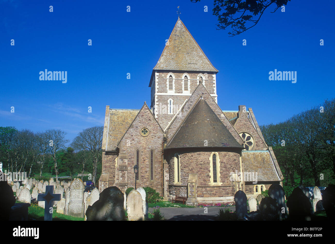 church of St. Anne, Alderney Island Stock Photo