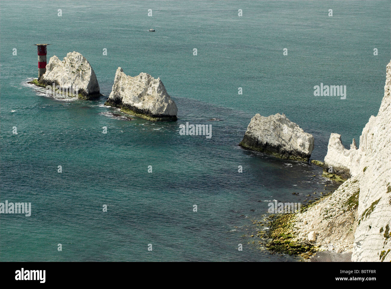 The Needles Isle of Wight Stock Photo Alamy