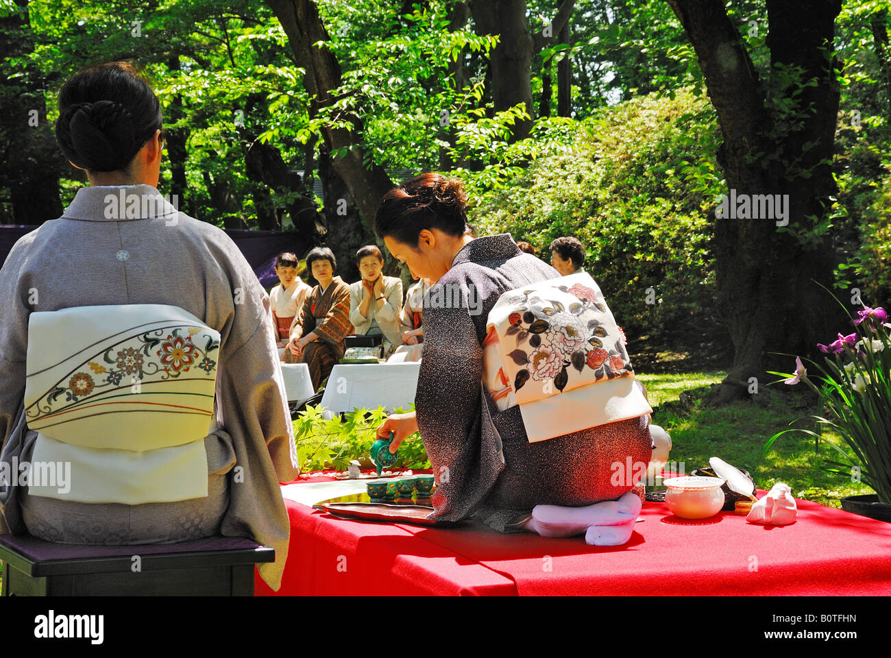 Tea ceremony in Japan Stock Photo - Alamy