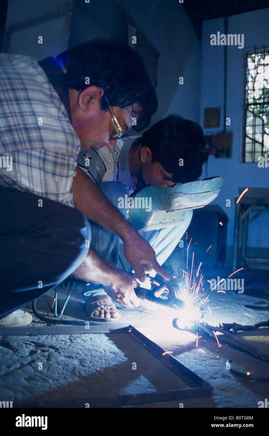 Rural welding and metal supported by christian aid in rural
