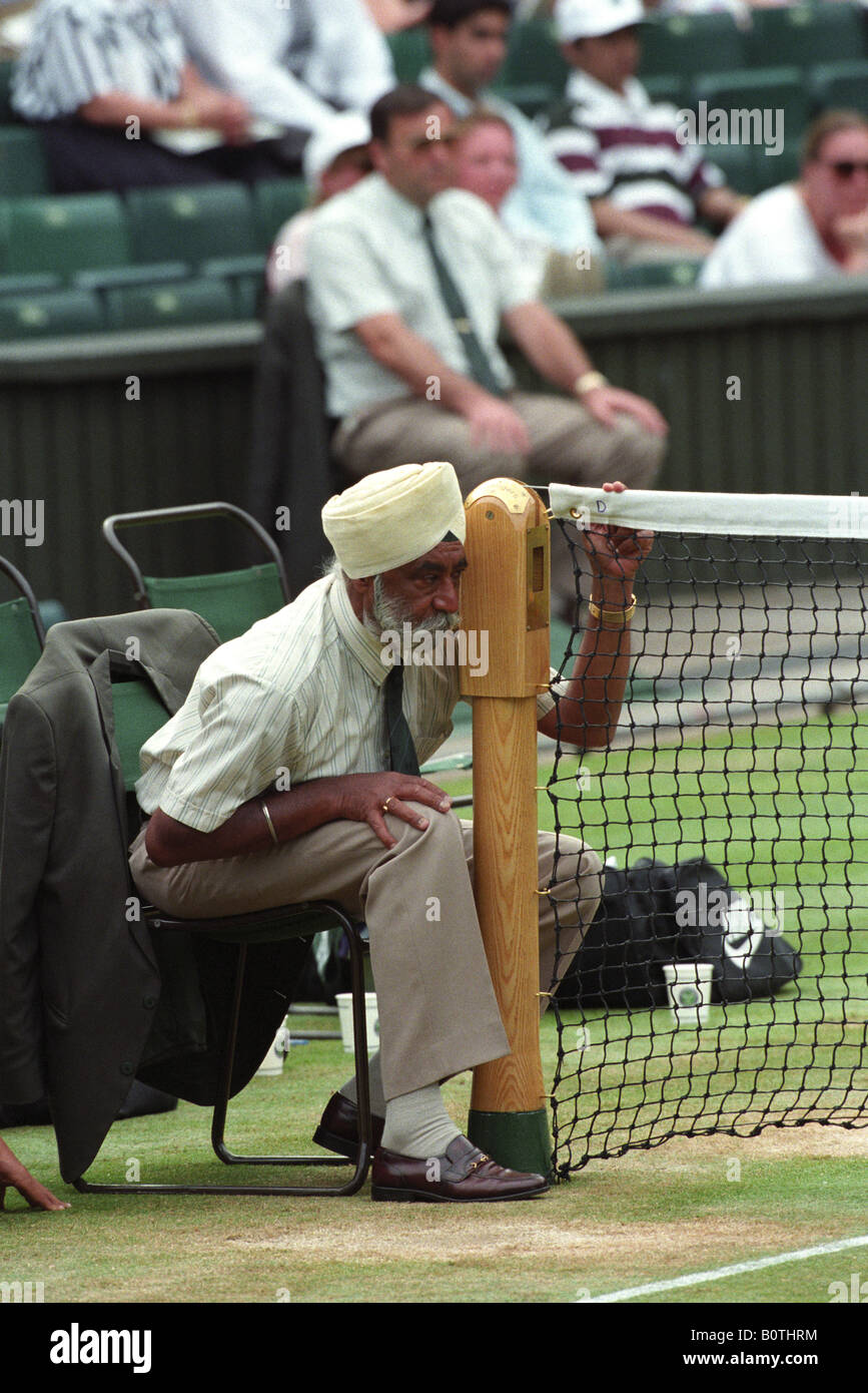 Wimbledon Tennis Championships 1995 Net cord judge on Centre Court