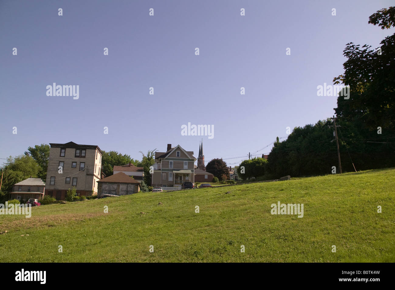 Houses in rural Pennsylvania Stock Photo Alamy