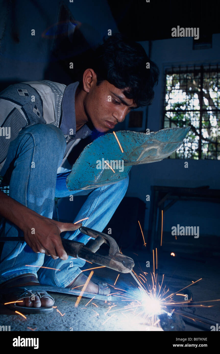 Rural welding and metal supported by christian aid in rural