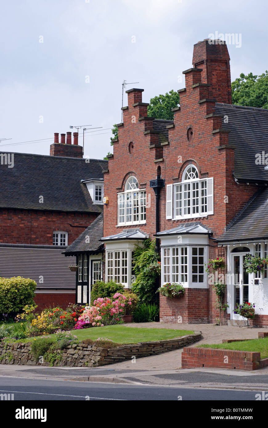 Houses in Sycamore Road, Bournville, West Midlands, England, UK Stock Photo Alamy