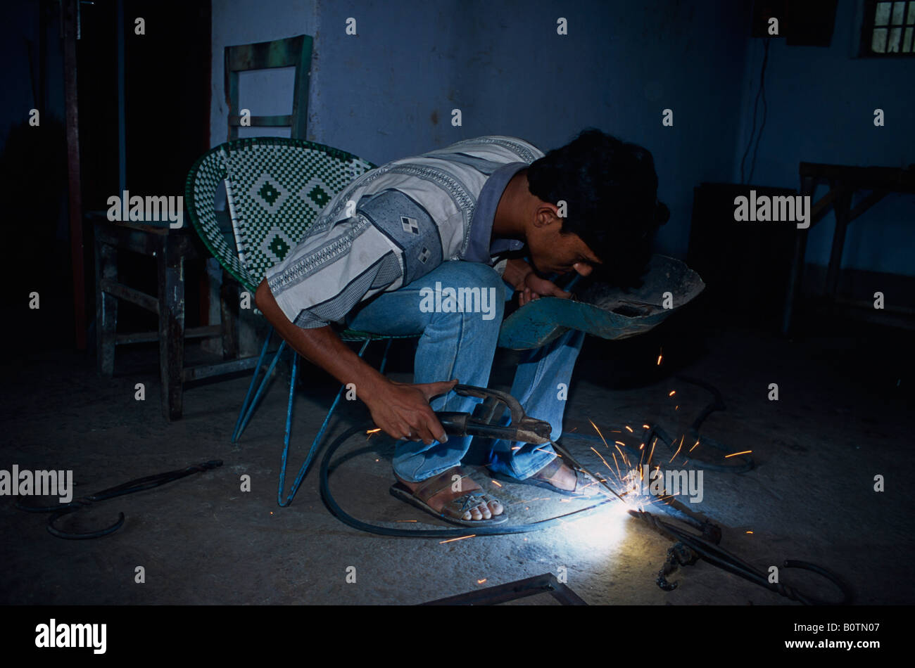 Metal Work Rural Rural welding and metal workshop supported by christian aid in rural ...