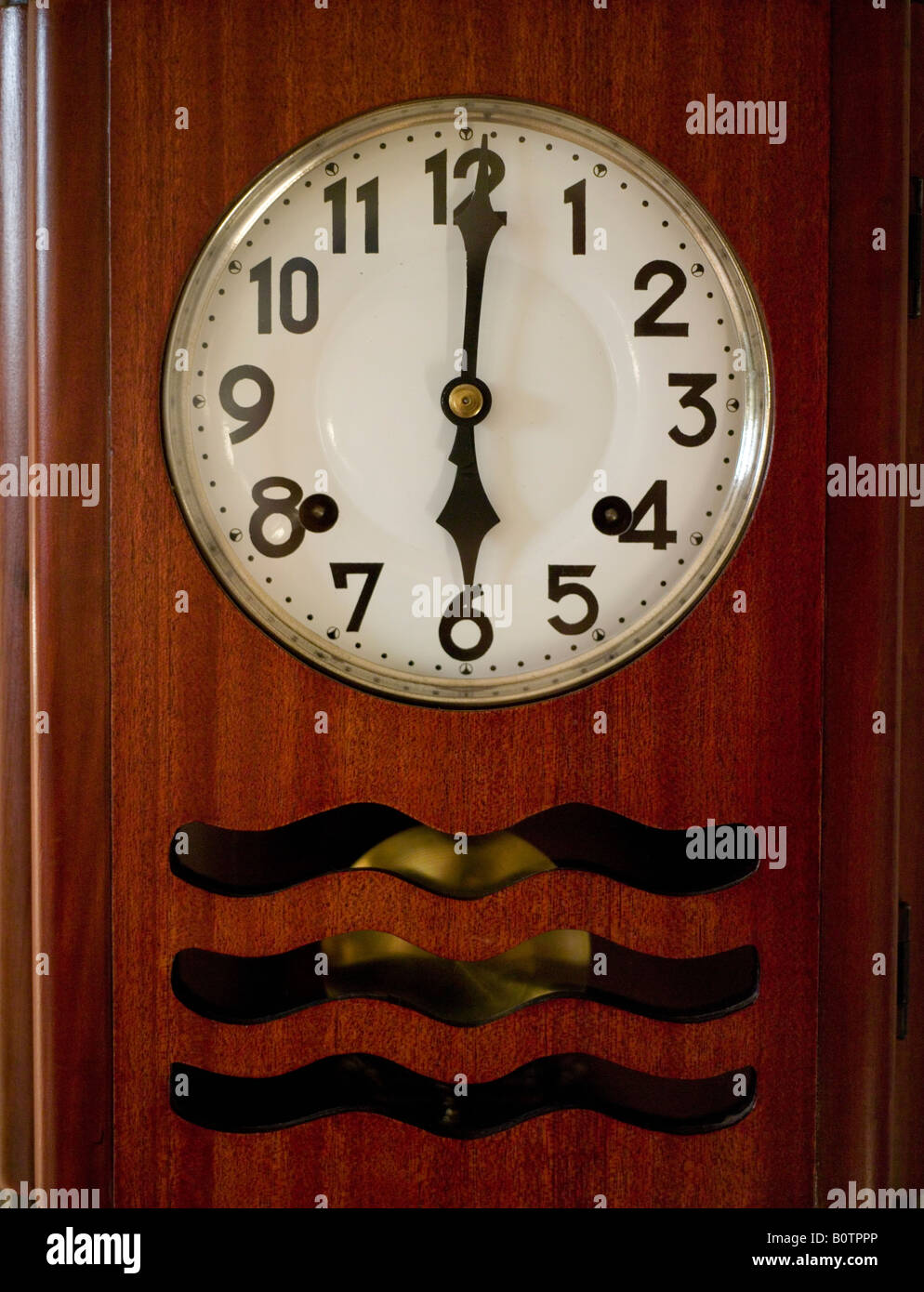 Digits tick ticking antique antiquity glass wooden hires stock