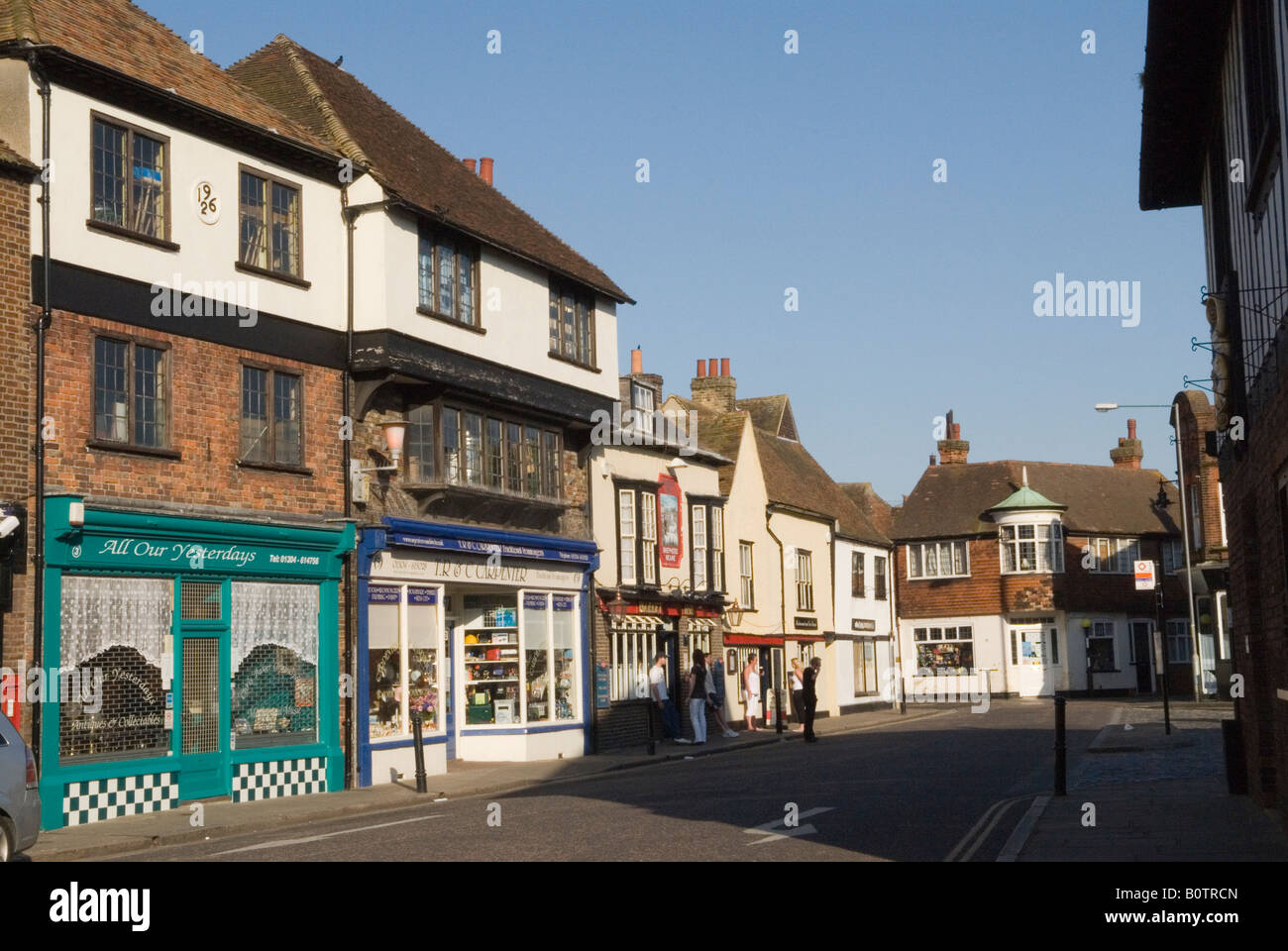 Sandwich Kent UK High Street. HOMER SYKES Stock Photo Alamy