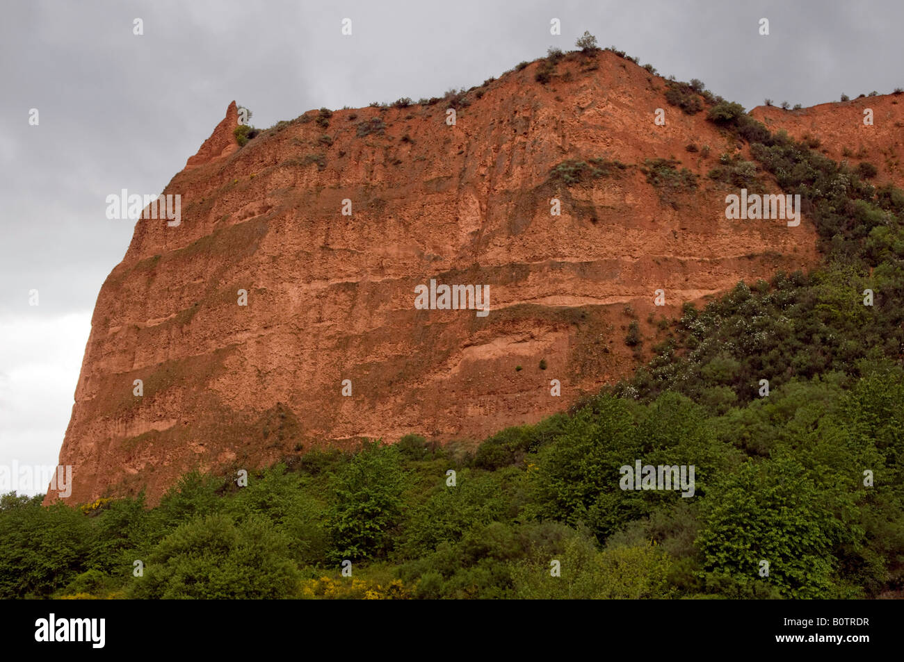 Roman gold mine, Spain Stock Photo Alamy