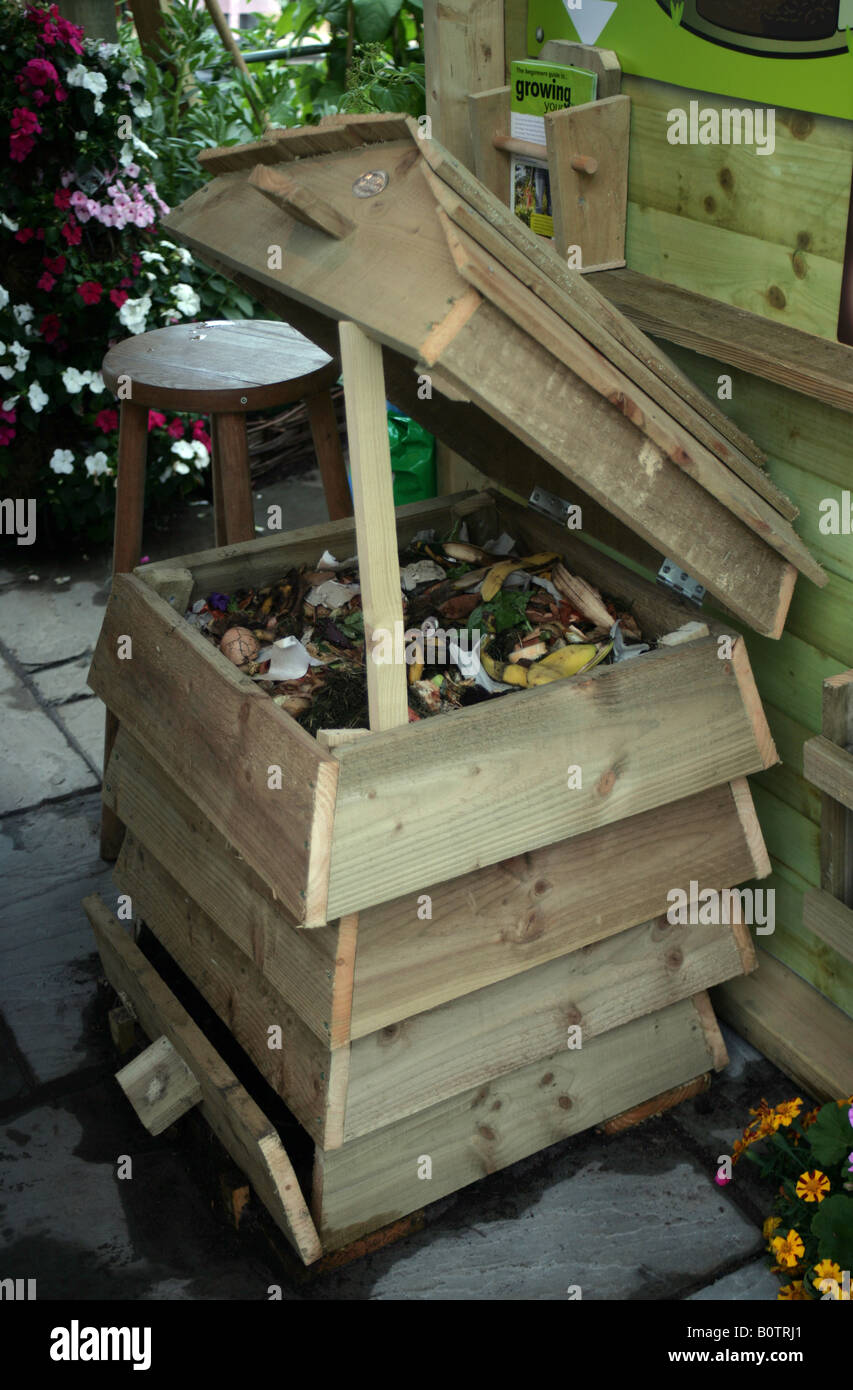 Beehive composter made by Wiggly Wigglers Stock Photo Alamy