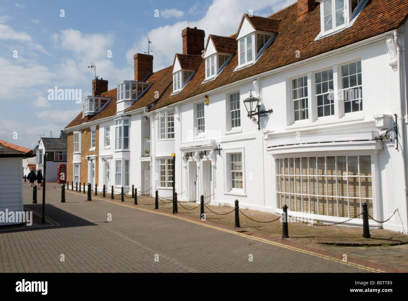 Burnham on Crouch Essex East Anglia UK. The Quay traditional white