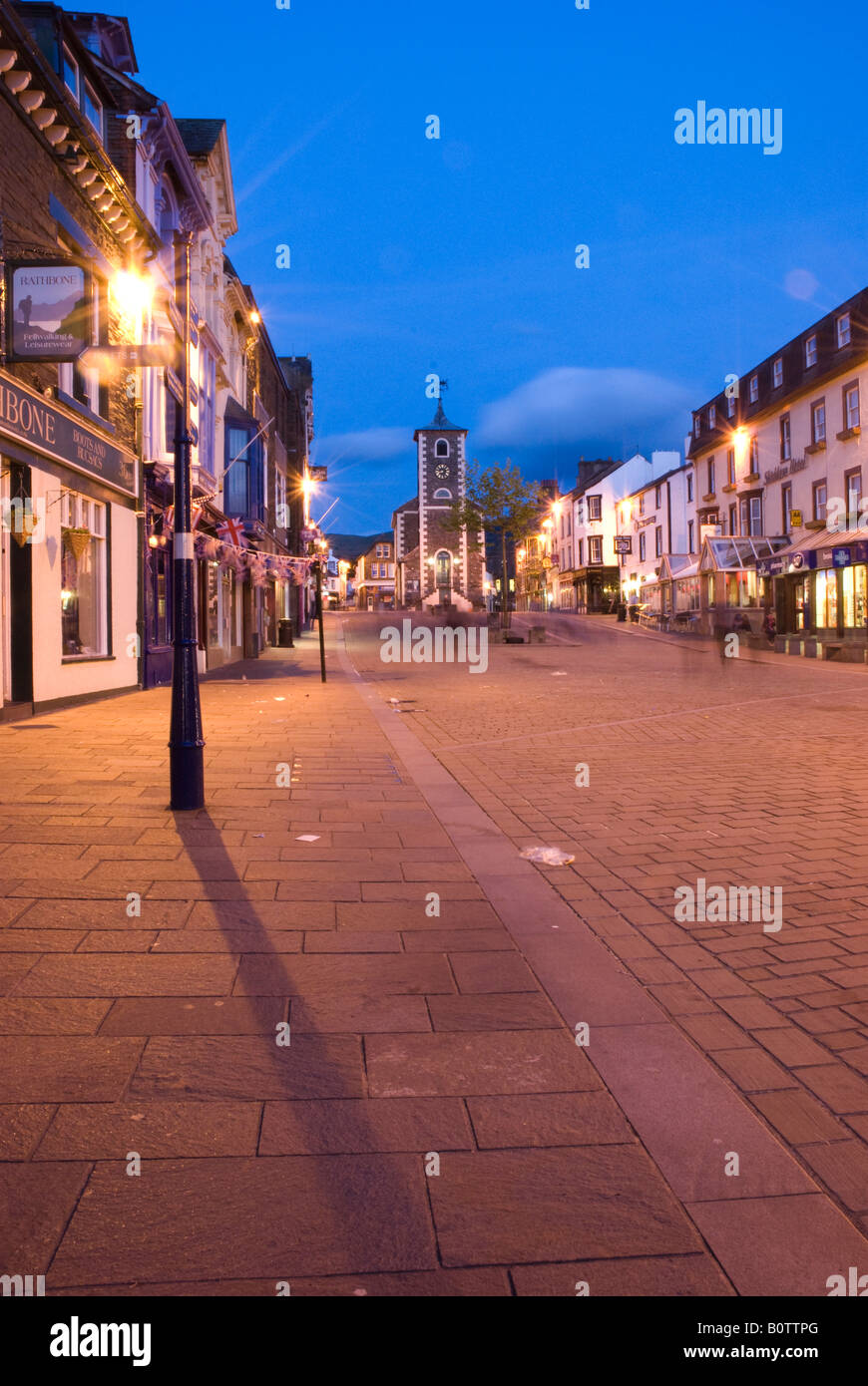 Keswick High Street Stock Photo Alamy