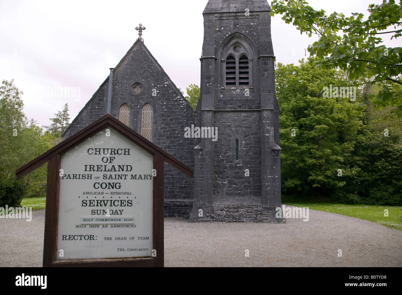 Parish of Saint Mary Church of Ireland in Cong Stock Photo Alamy