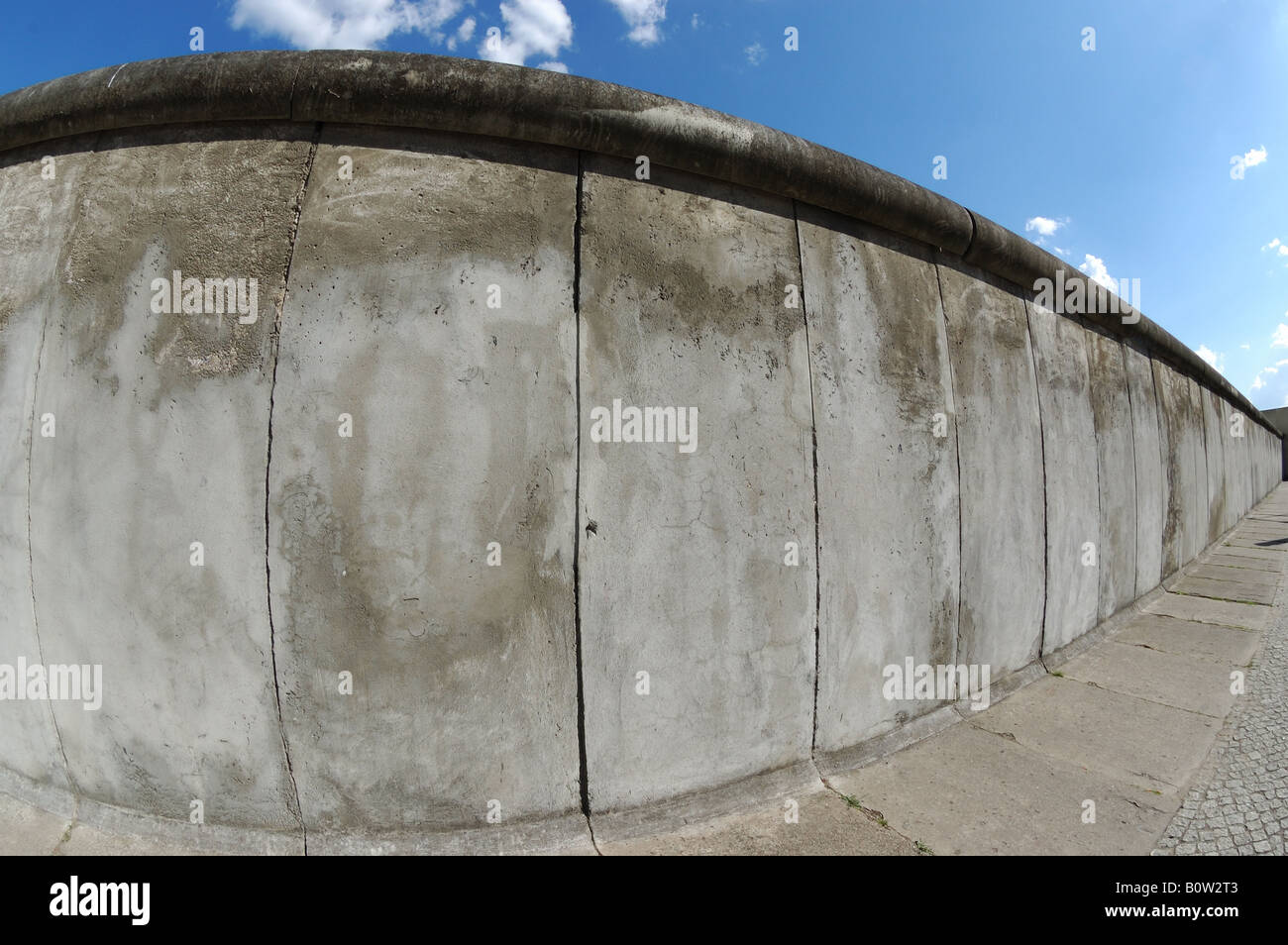 Berlin Wall at Bernauer Strasse memorial Stock Photo