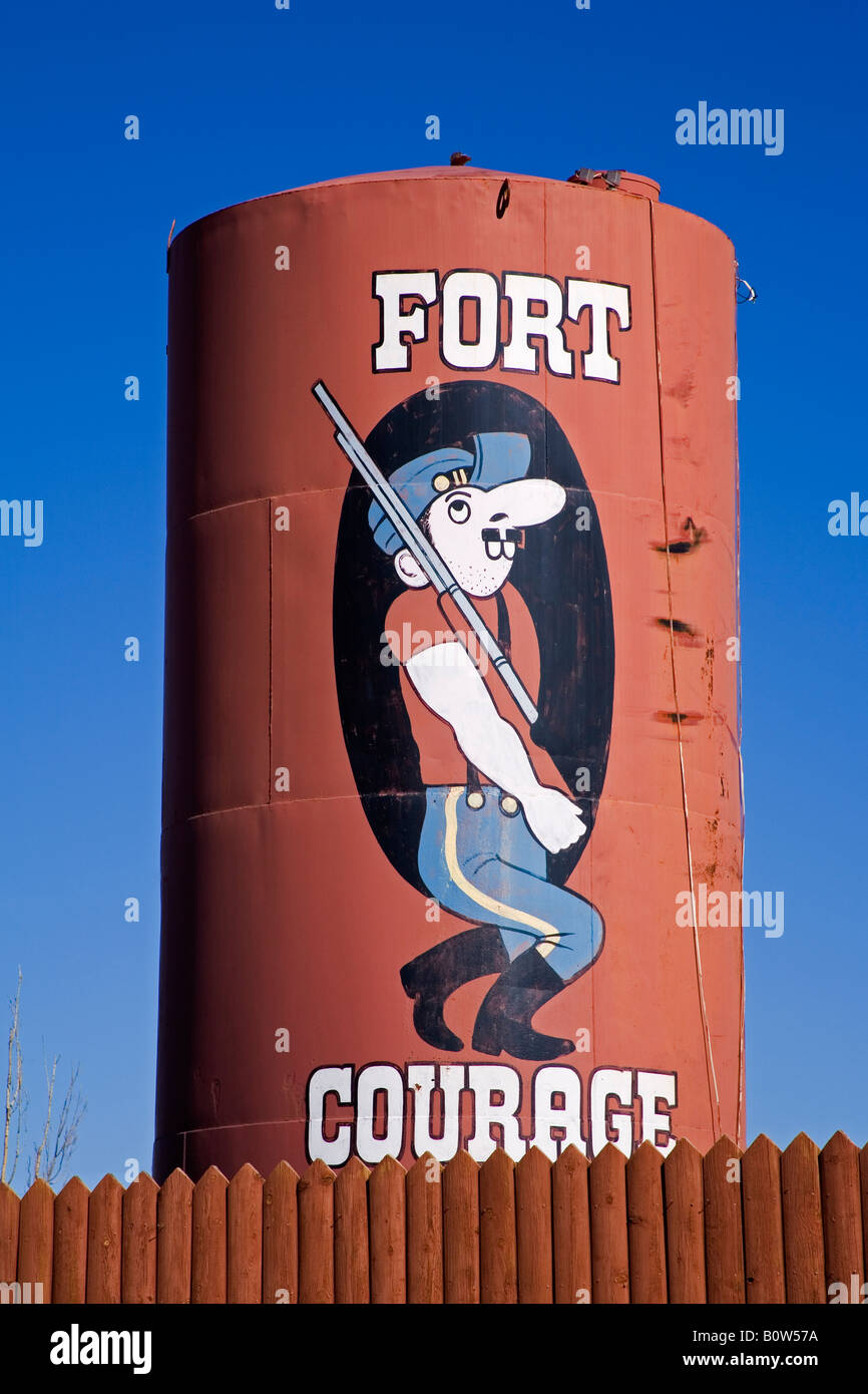 Fort Courage Trading Post Houck Historic Route 66 Arizona USA Stock