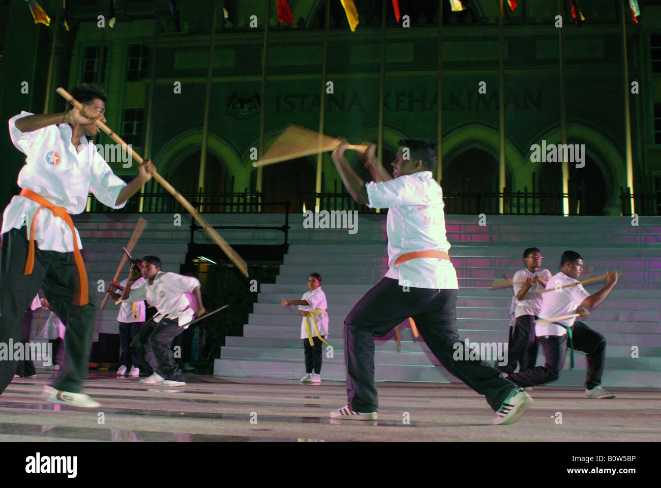 Stick Fighting (Silambam) Action Editorial Stock Photo - Image of sport,  recreation: 9563083