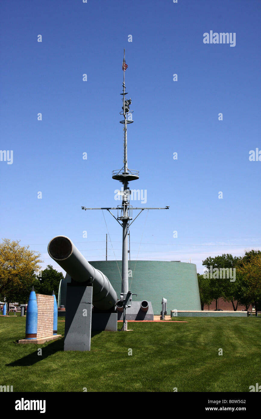 Sixteen inch gun from the USS South Dakota Memorial in Sioux Falls SD