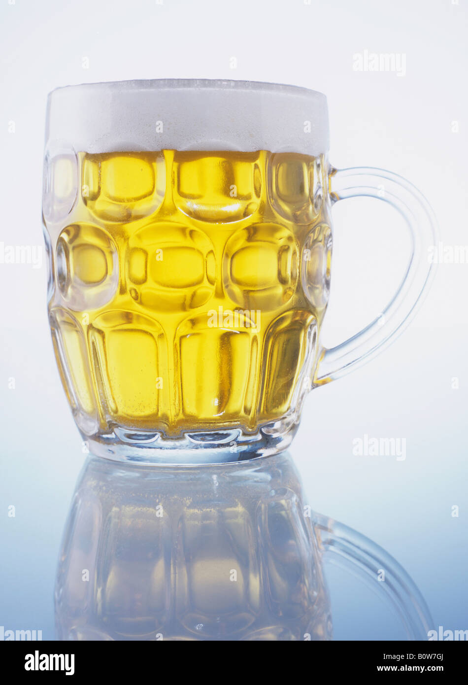 Mug of beer, cutout Stock Photo - Alamy