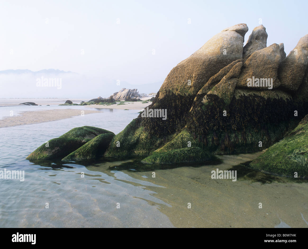 Estribela Rocks Coastal rock formations, Galicia, Galizia, Spain Stock Photo - Alamy