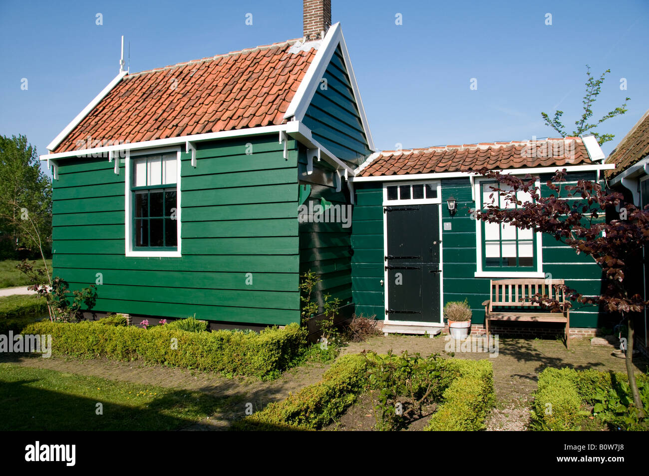 Netherlands Village Zaanse Schans Noord Holland North Holland Zaandam Dutch Stock Photo