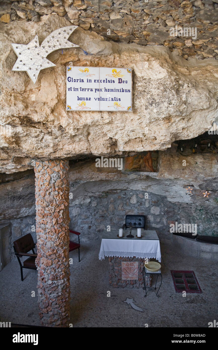 Shepherds' Field, church in Bethlehem, West Bank, Palestine, Israel