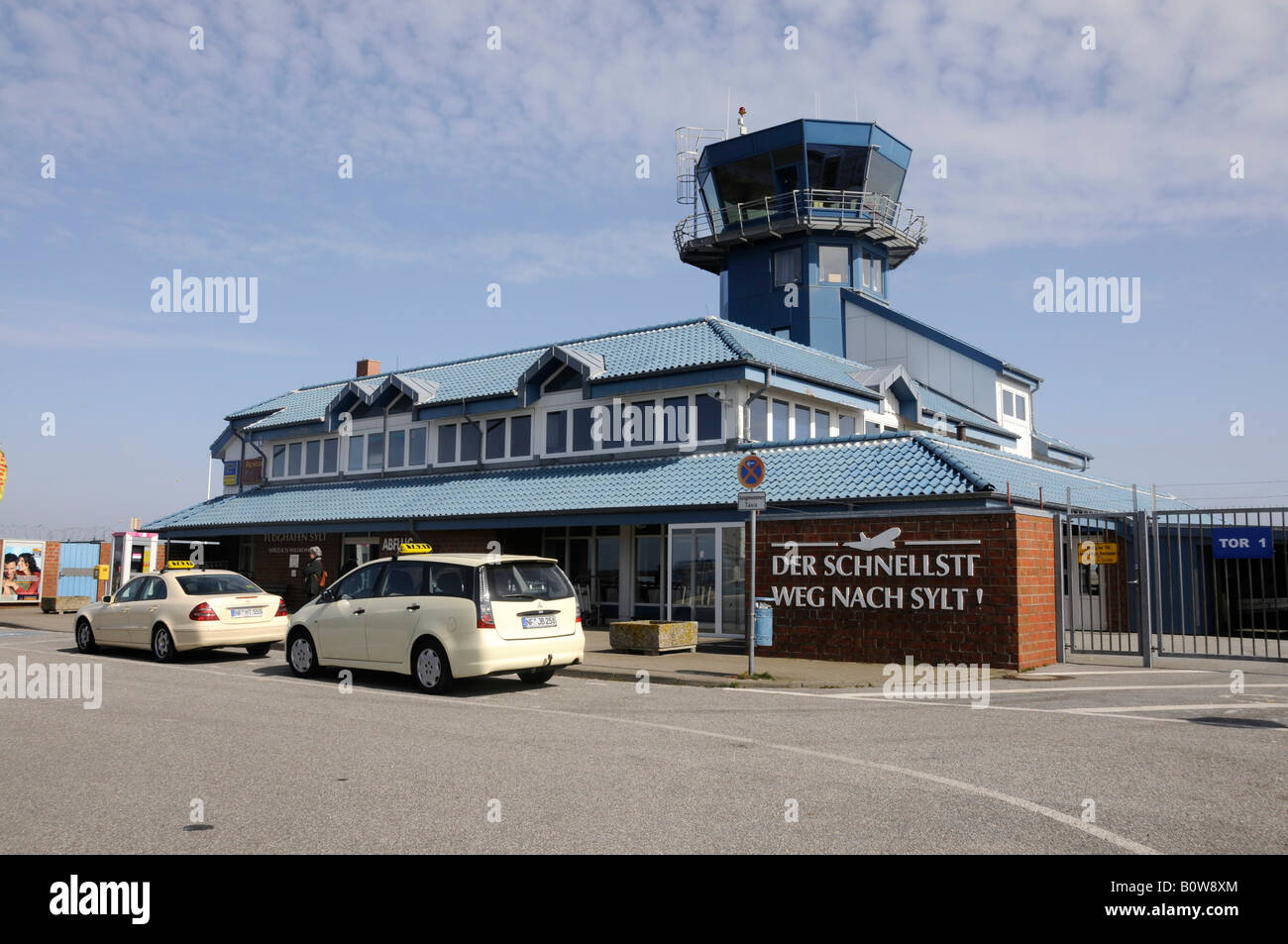 Sylt Airport, Sylt, North Frisian island, SchleswigHolstein, Germany