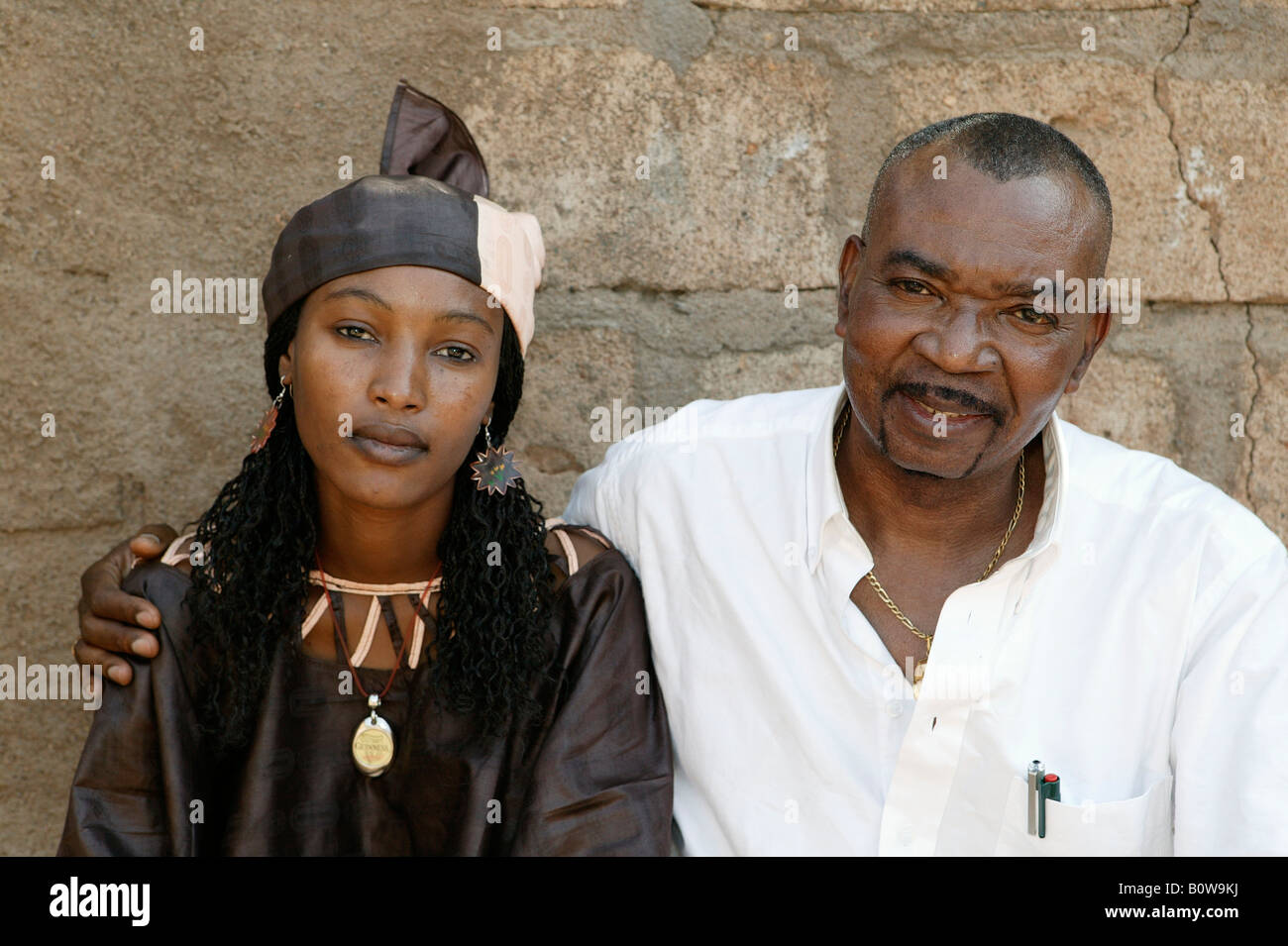 Woman and man, Garoua, Cameroon, Africa Stock Photo - Alamy