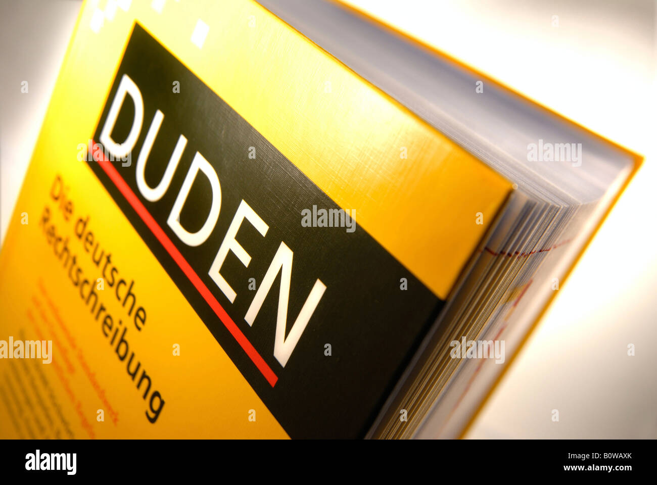 Duden standard dictionary german orthography hi-res stock photography ...