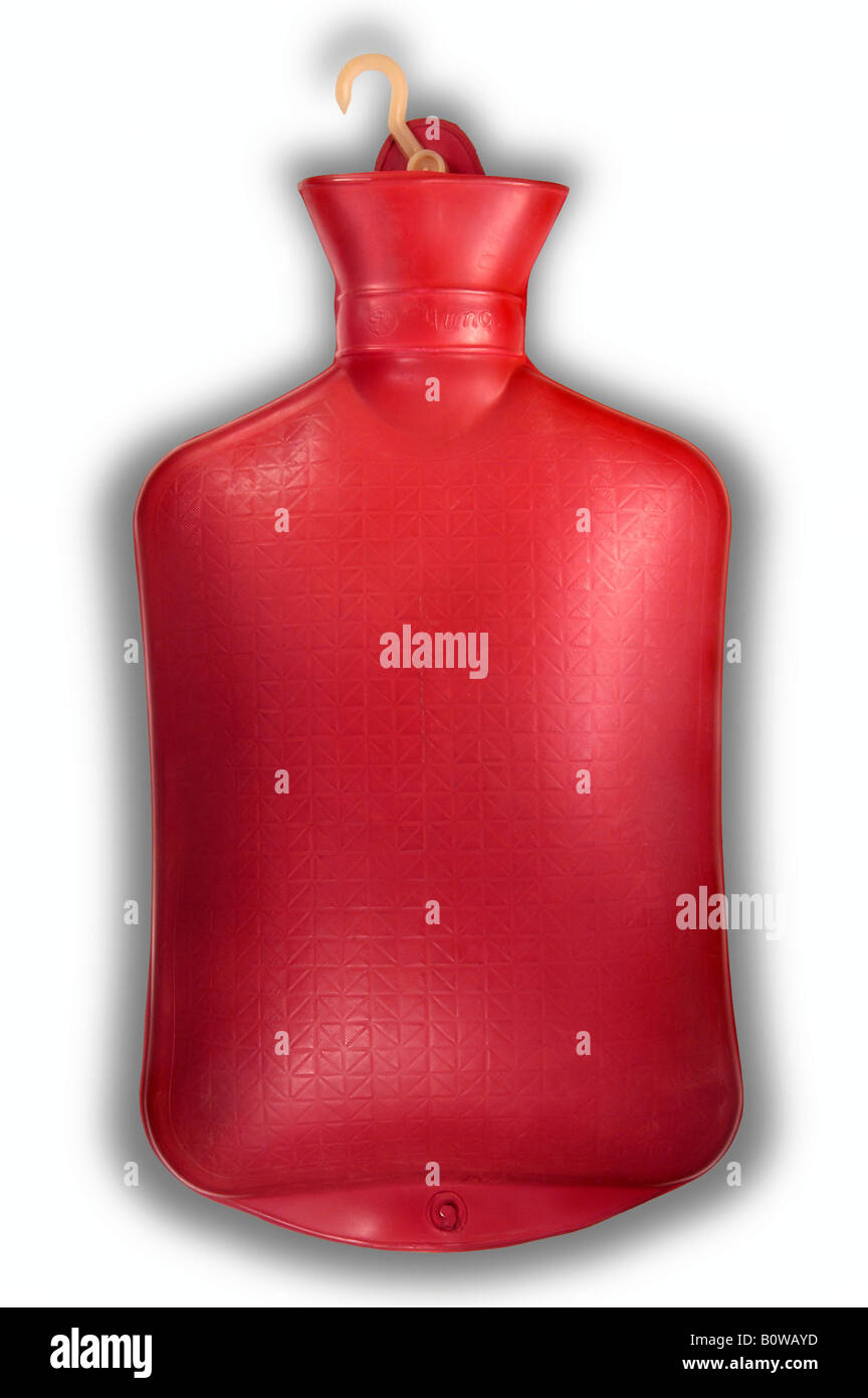 Red hot water bottle Stock Photo Alamy