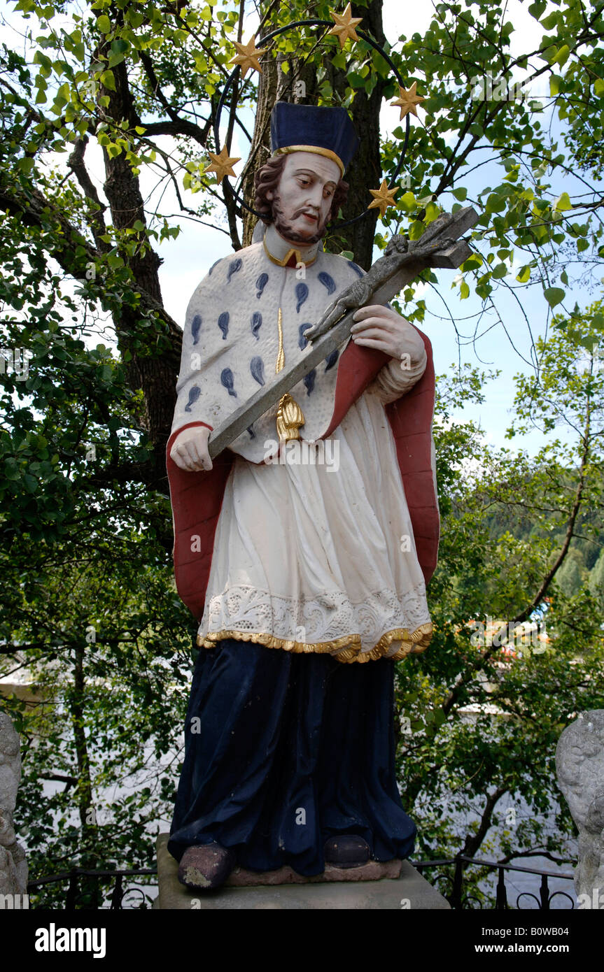 John of Nepomuk or John Nepomucene, patron saint of bridges, Kallmuenz