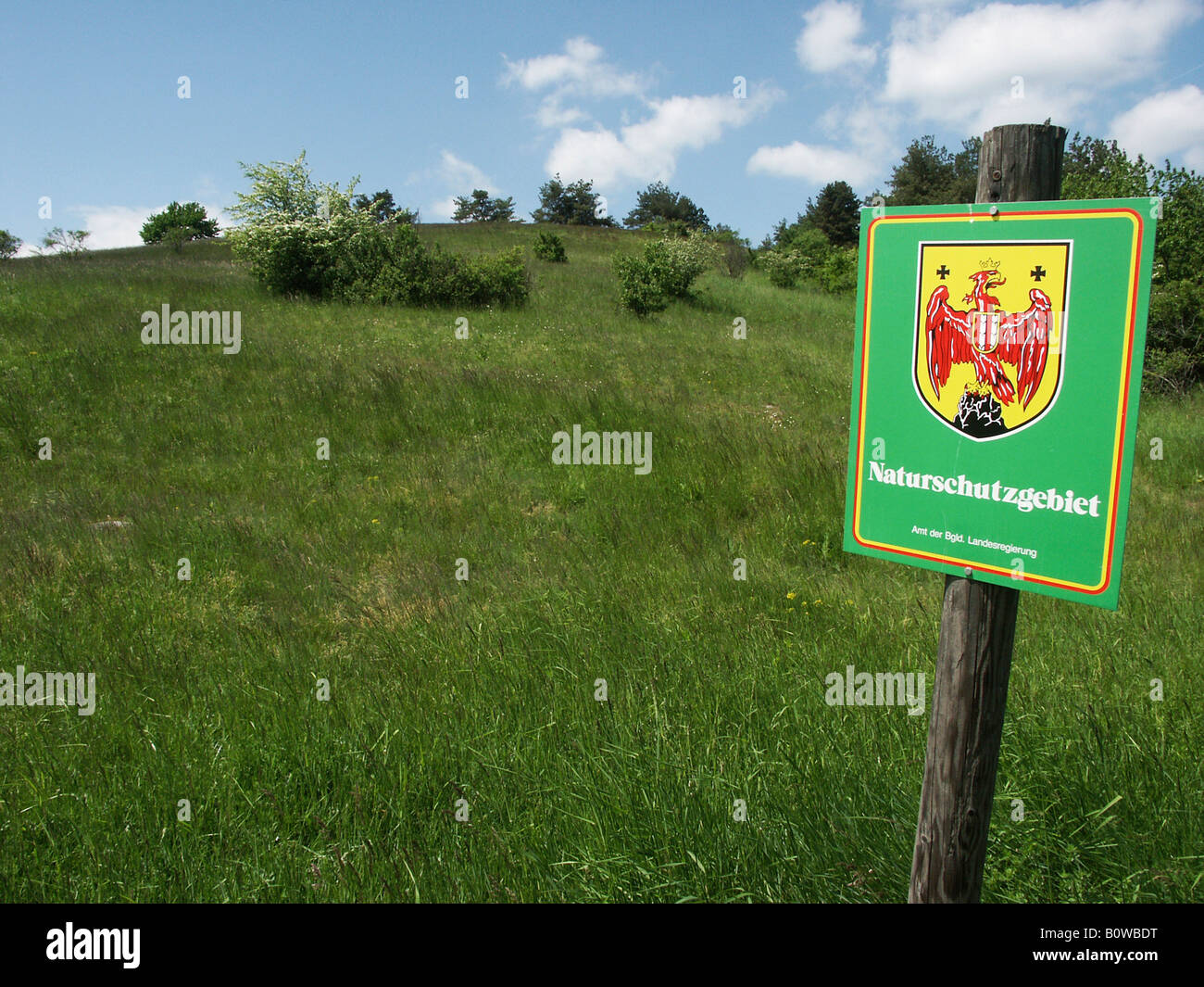 Nature protection area near Rechnitz, Burgenland, Austria Stock Photo