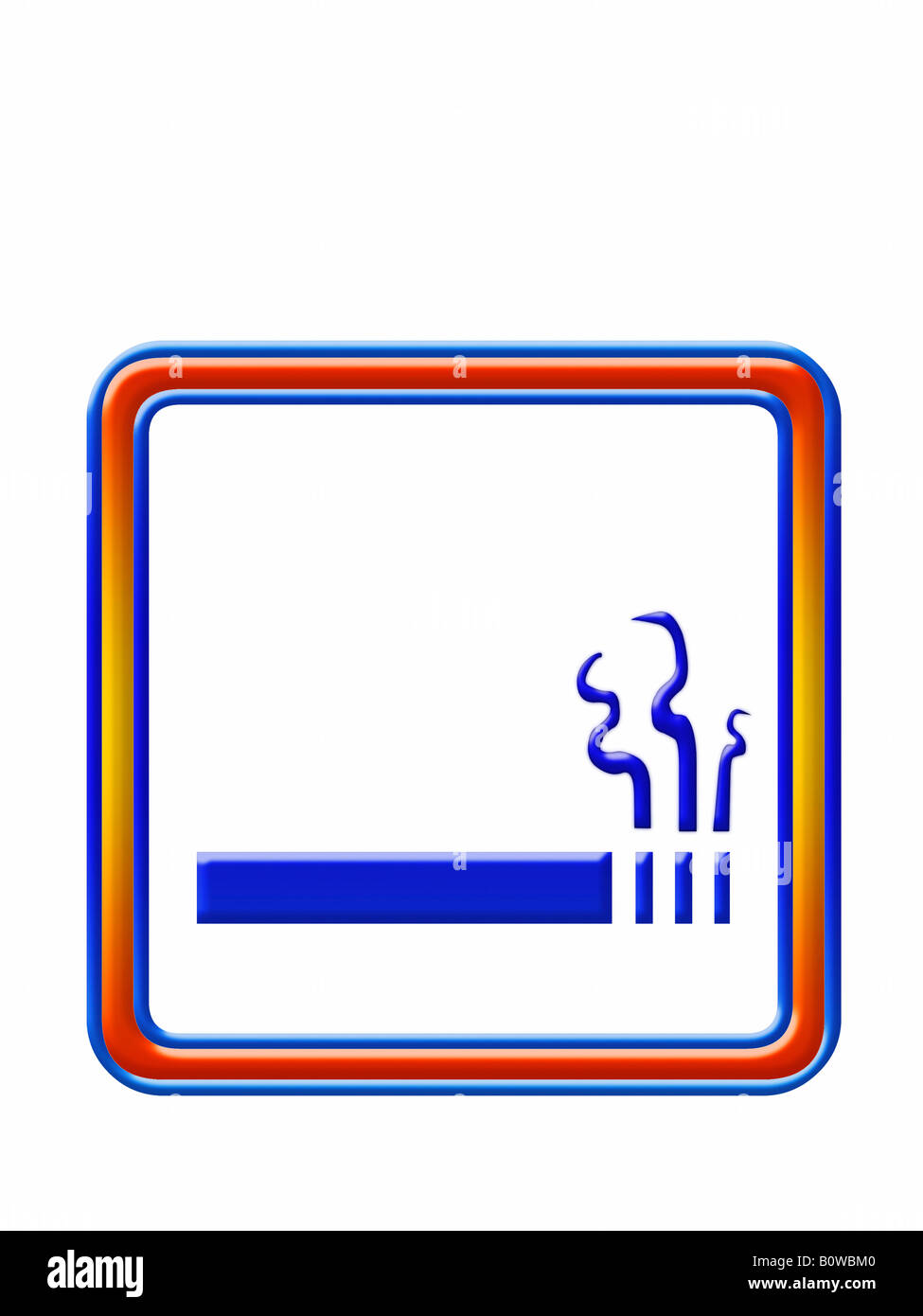 Smoking allowed, smokers' zone, area, graphic Stock Photo Alamy