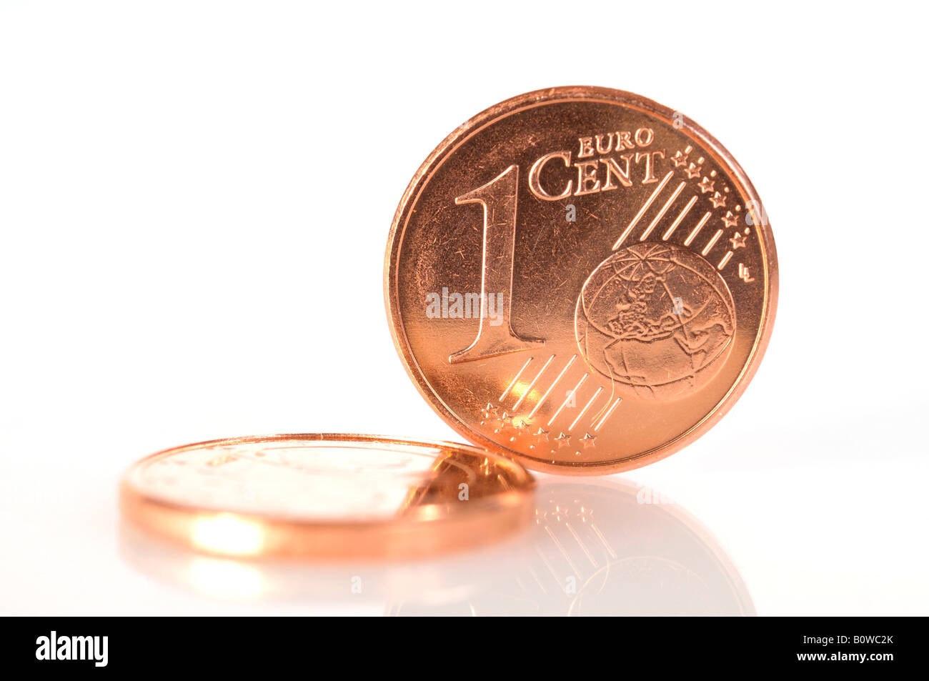 1 cent Euro coin Stock Photo